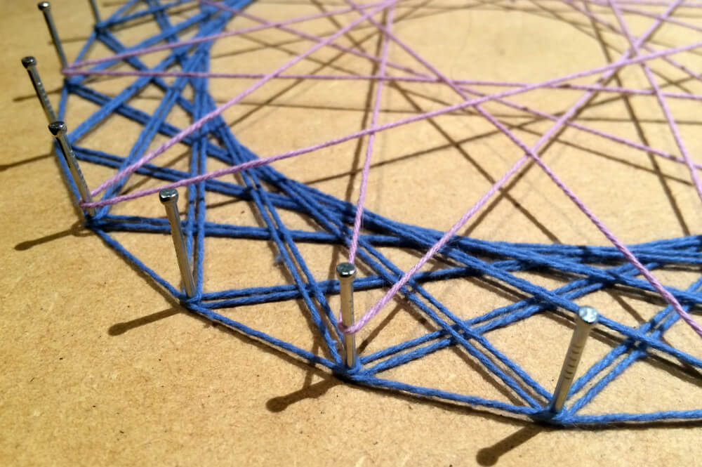 string art diy home project stay home